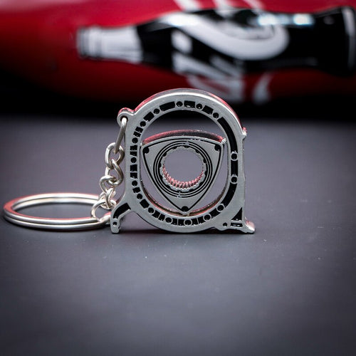 Spinning Rotor Metal Keychain - Image 0