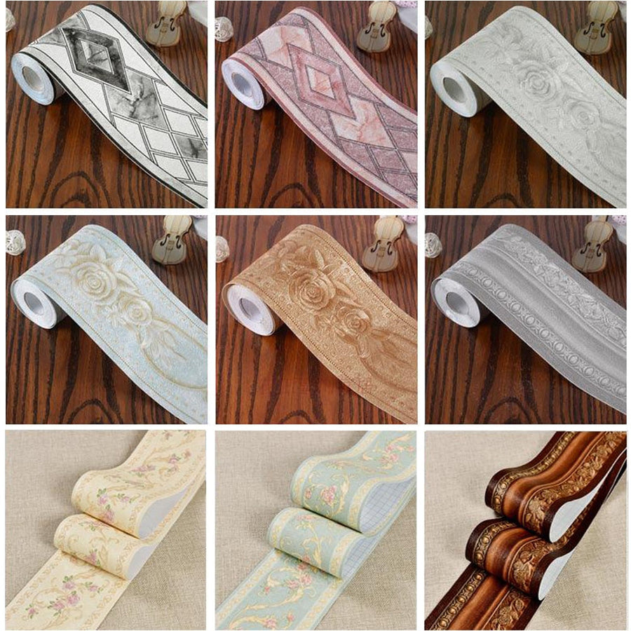 Retro Flair Waterproof Self-Adhesive Wallpaper - Image 2