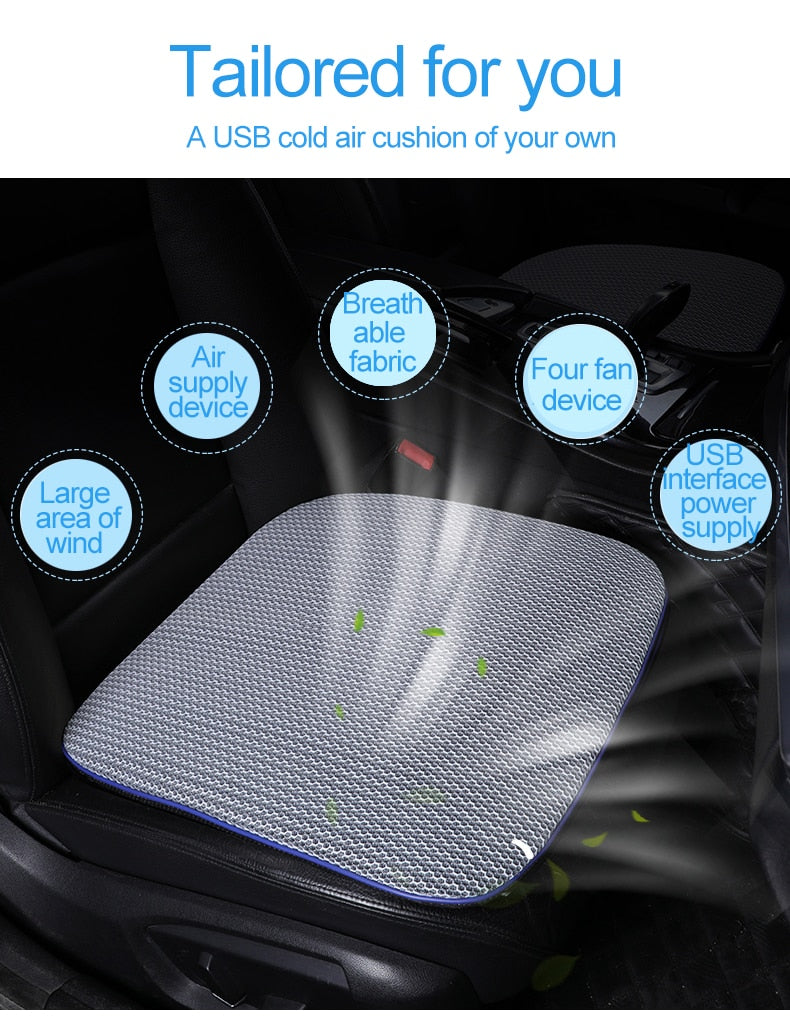 Cooling Fan Car Seat Cushion Pad - Image 3