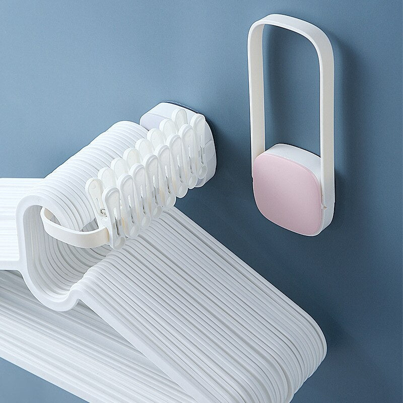 Self-Adhesive Foldable Wardrobe Clothes Organizer - Image 0