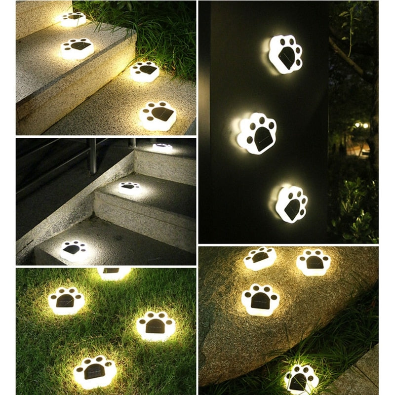 Cat Paw Solar Powered Outdoor Floor Lamps - Image 3