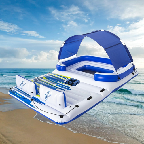 Pool House Large Capacity Inflatable Party Boat - Image 0