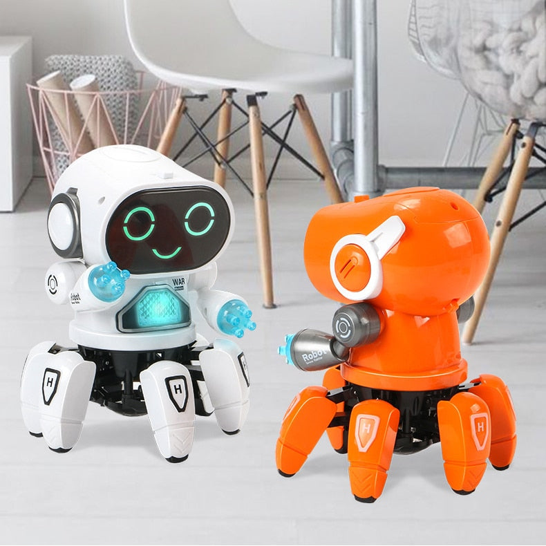 6-Claw Voice-Activated Futuristic Fun Robot - Image 2