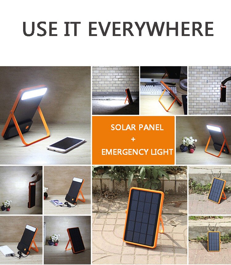 Solar Panel Outdoor Camping Light - Image 2