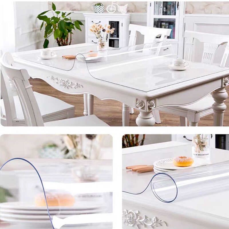 Soft Clear Cover Transparent Table Mat - Image 5