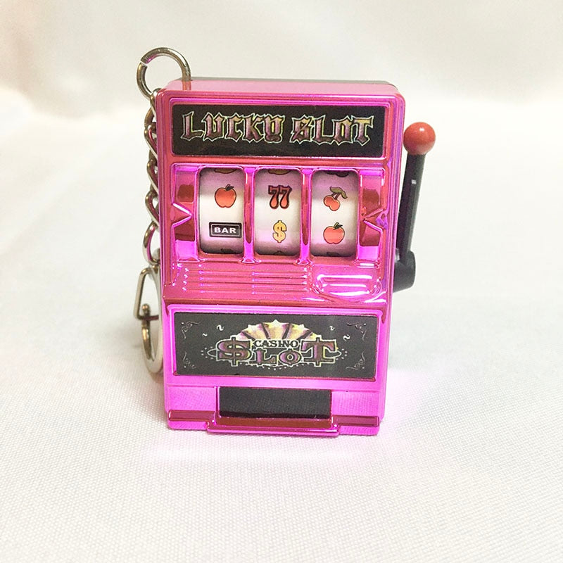 Mini Slot Machine Anti Stress Toy Keychain - Image 8