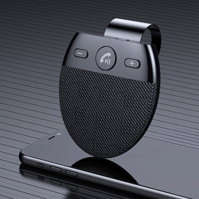 Multipoint Wireless Bluetooth Sun Visor Car Speaker - Image 3