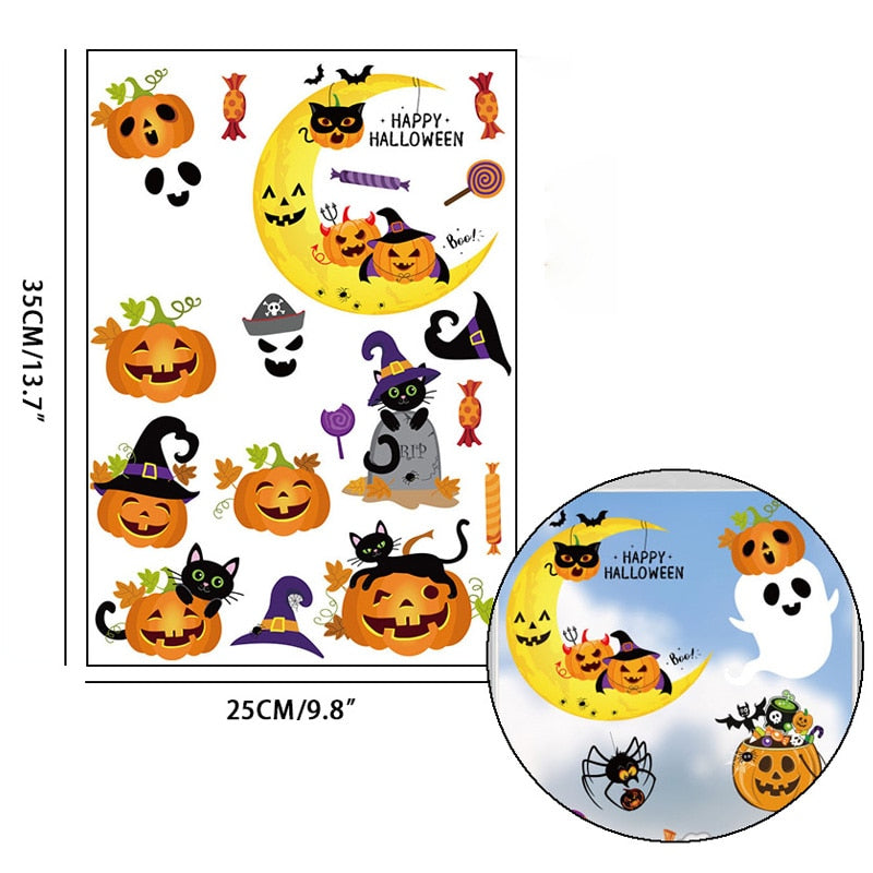 Bloody Handprint Stickers Halloween Decor - Image 11