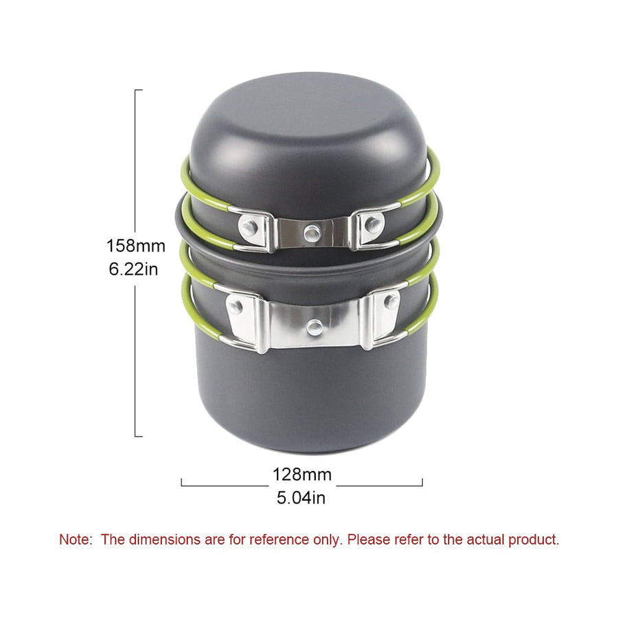 Camper Kitchen Travel Ultralight Cookware Set - Image 5