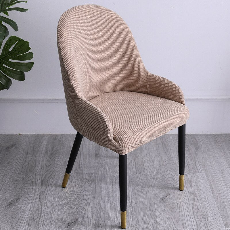 Perfect Fit High Elasticity Curved Chair Cover - Image 6