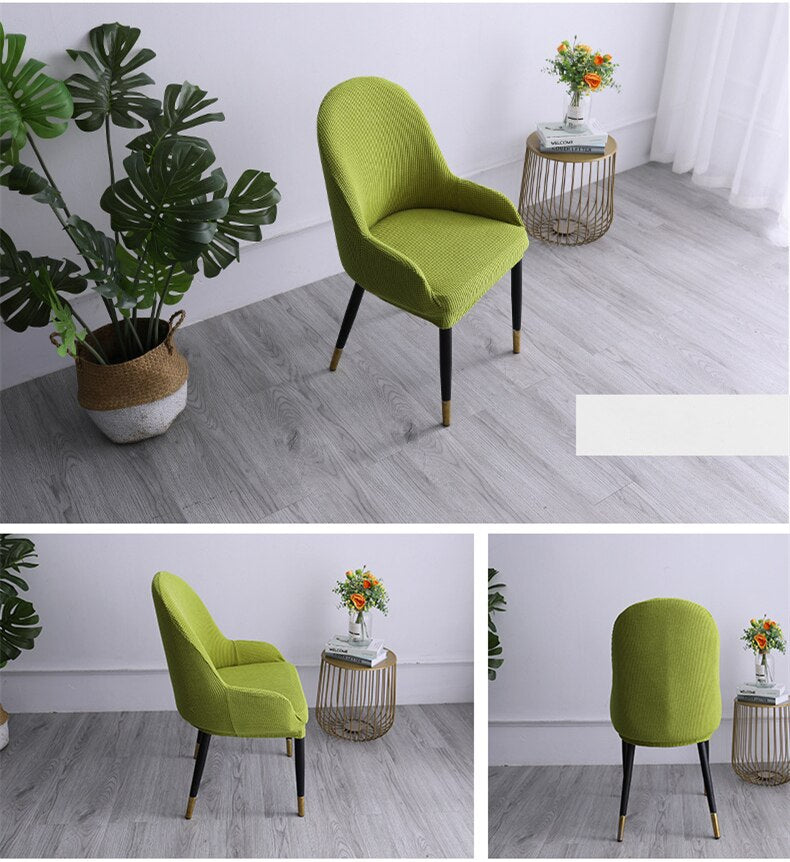 Perfect Fit High Elasticity Curved Chair Cover - Image 1