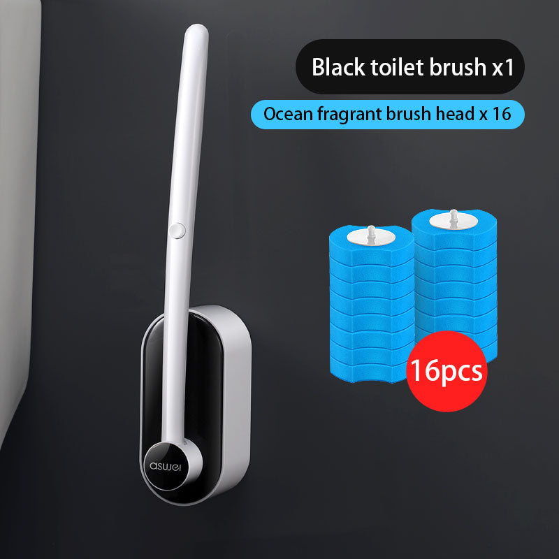 Long Handle Disposable Toilet Brush Set - Image 8