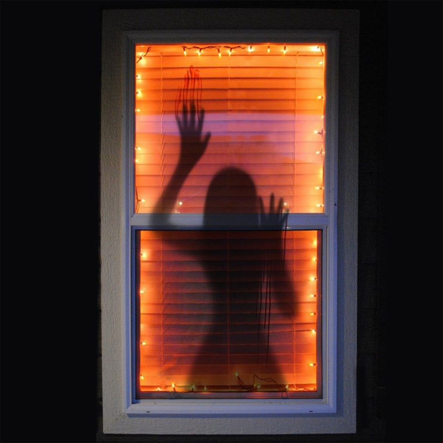 Scary Ghost Halloween Window Sticker - Image 5