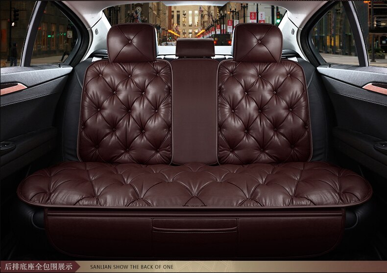 Luxurious Ride Leather Car Seat Cover - Image 11