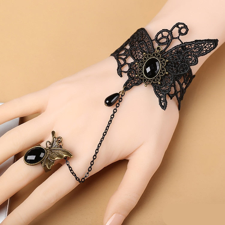 Vintage Full Wrist Mechanic Bracelet Ring - Image 3
