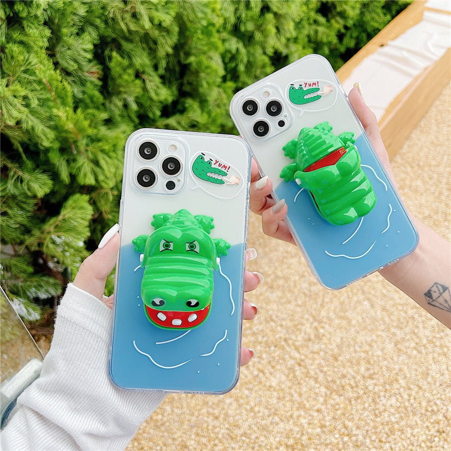 Crocodile Bite iPhone Case - Image 0