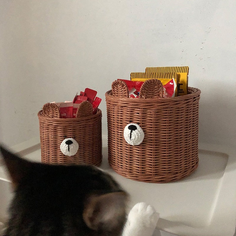 Handmade Storage Bear Baskets - Image 4
