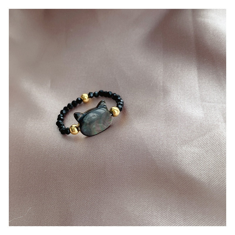 Good Fortune Lucky Cat Ring - Image 1