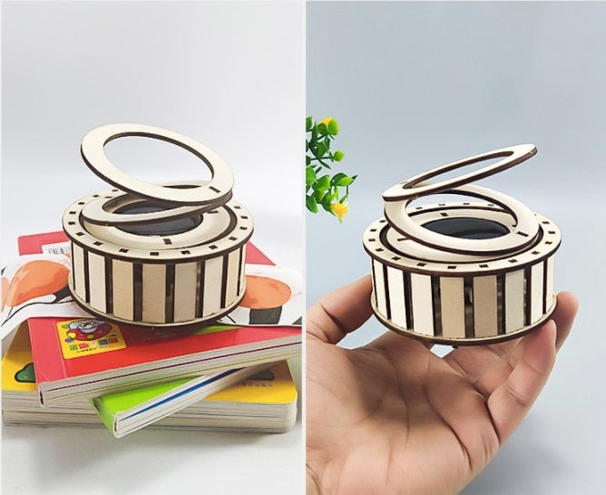 Eco Engineer Solar Energy Wooden Decor - Image 2