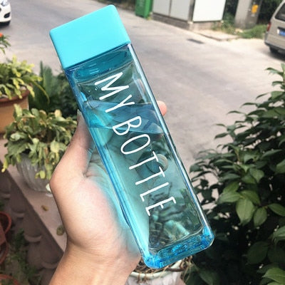 Transparent Square Classy Water Bottle Thermos - Image 6