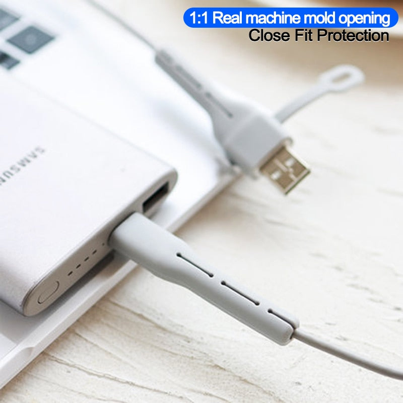Silicone Cable Cord Protector Clip - Image 1
