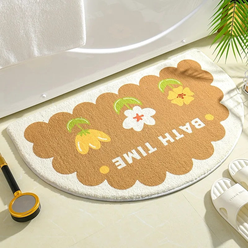 Floral Non-Slip Kawaii Doormats - Image 7