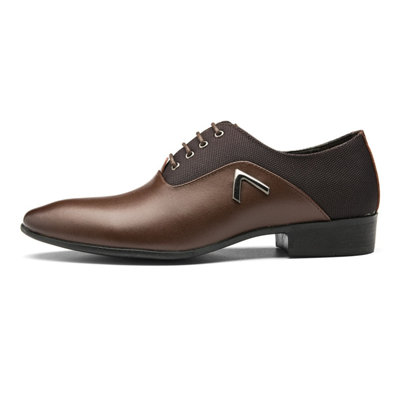 Urban Elite Leather Business Men Casual Oxford Shoes - Image 7