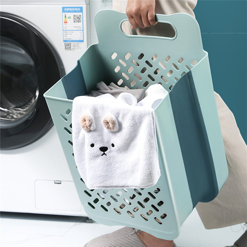 Hangable Foldable Laundry Basket - Image 2