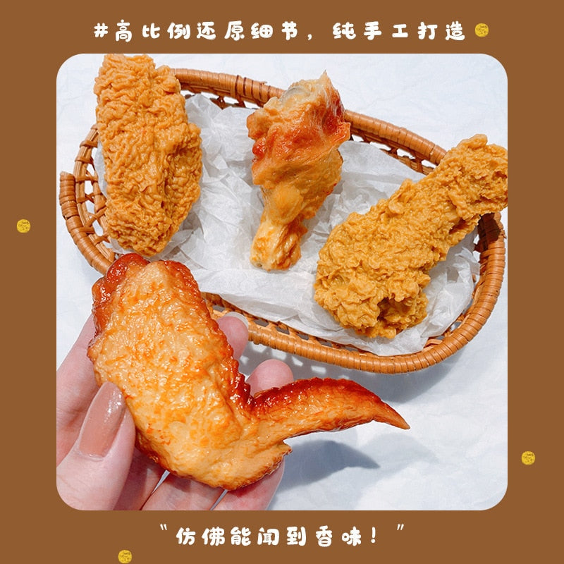 Realistic Fried Chicken Hair Clips - Image 8