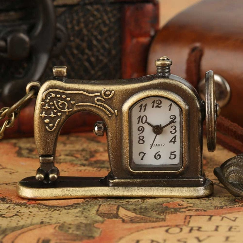 Antique Classic Sewing Machine Watch - Image 0