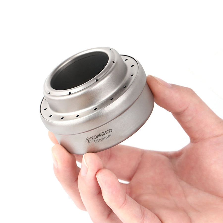 Mini Portable Titanium Travel Stove - Image 5
