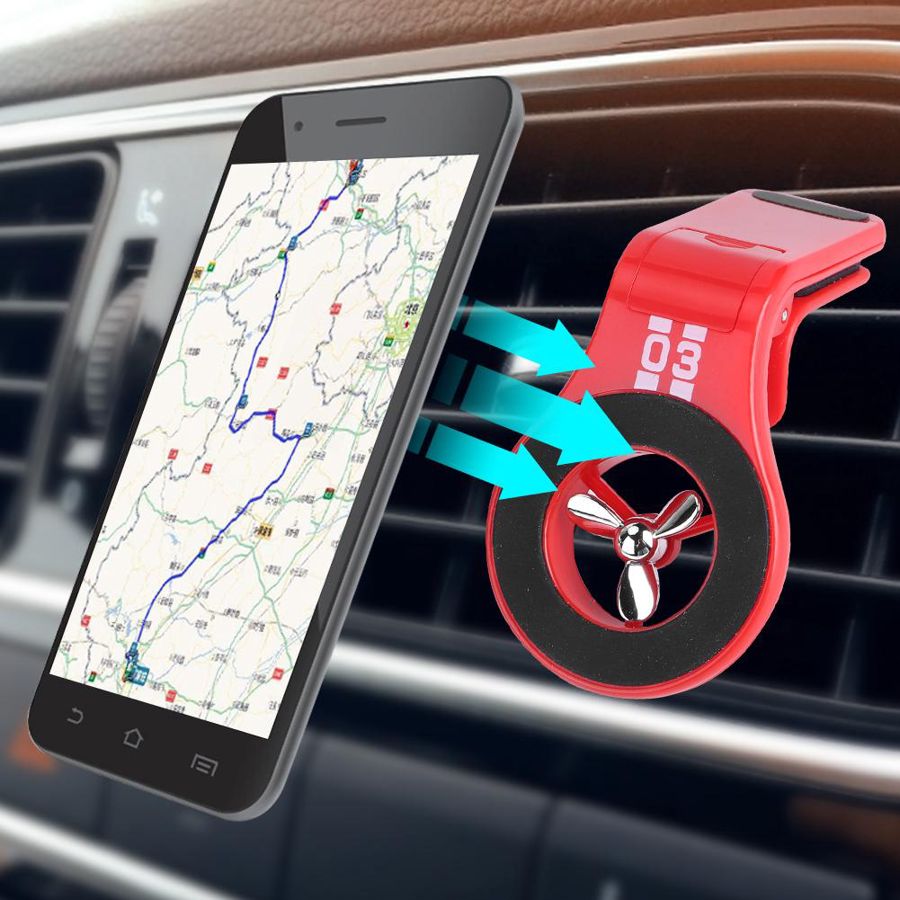 Magnetic Car Phone Holder Air Freshener - Image 0