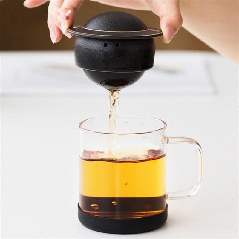 Cosmic Orbit Brew Ceramic Teapot - Image 0