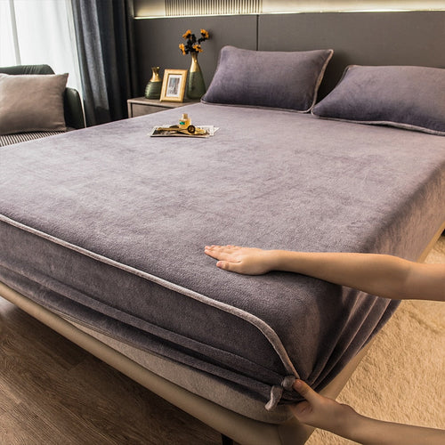 Non-Slip Elastic Thick Soft Mattress Cover - Image 0