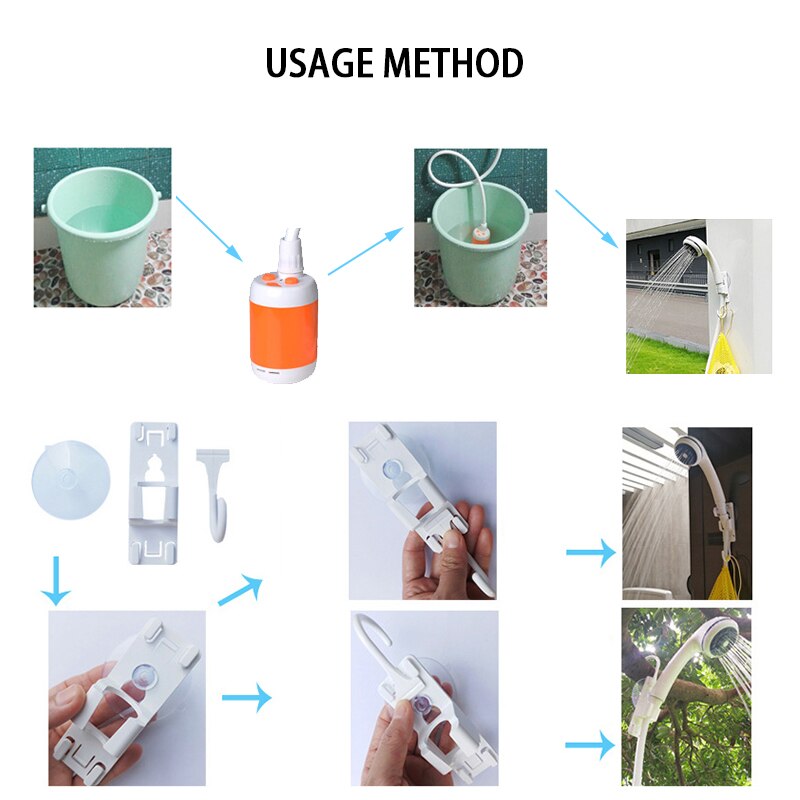 Portable Electric Outdoor Camping Shower Set - Image 2