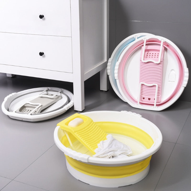 Foldable Household Laundry Mini Basin - Image 5