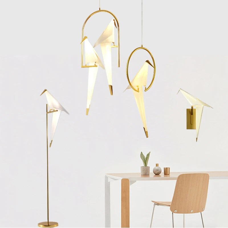 Origami Bird Decorative Chandelier Lamp - Image 3