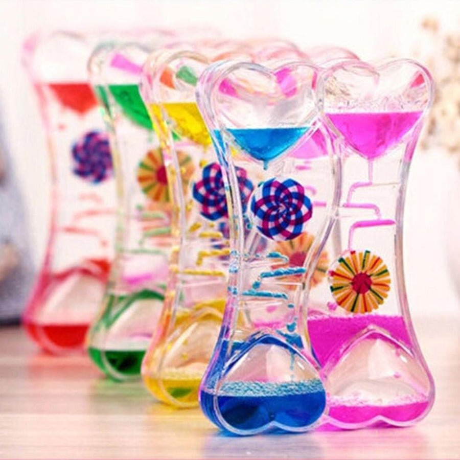 Double Floating Hearts Hourglass - Image 9