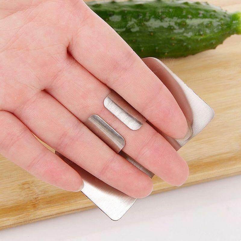 Stainless Steel Safety Cutting Finger Protector - Image 2