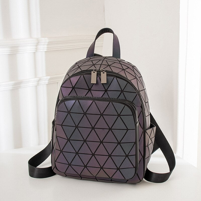 Rainbow Rise Luminous Holographic Backpack - Image 5