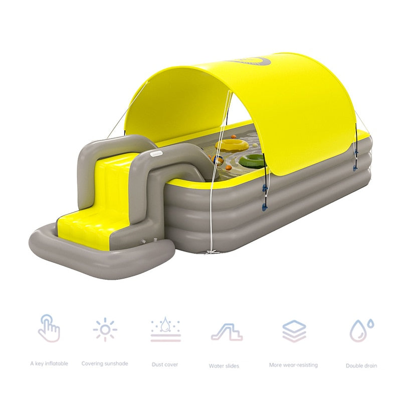 Portable Pool Inflatable Water Slide - Image 7