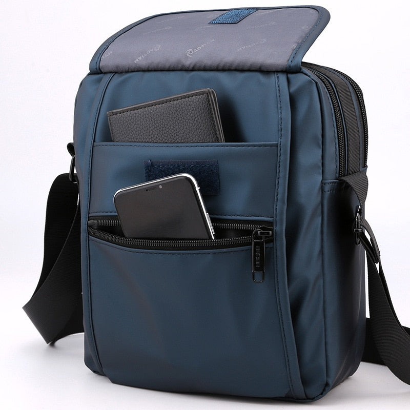 Travel Smart Multi-Layer Shoulder Messenger Bag - Image 1
