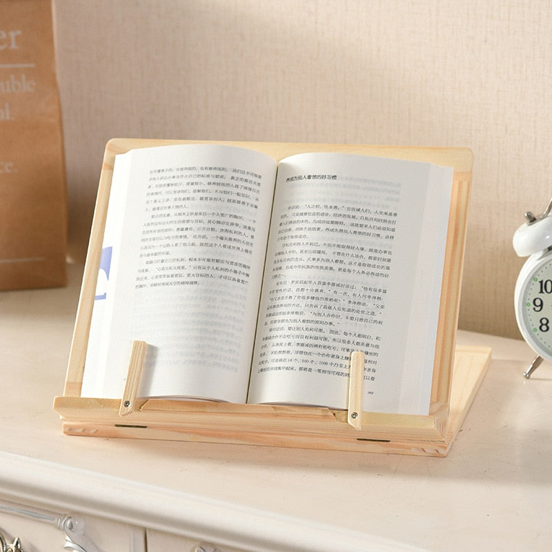 Creative Bookworm Wooden Tablet Stand - Image 0