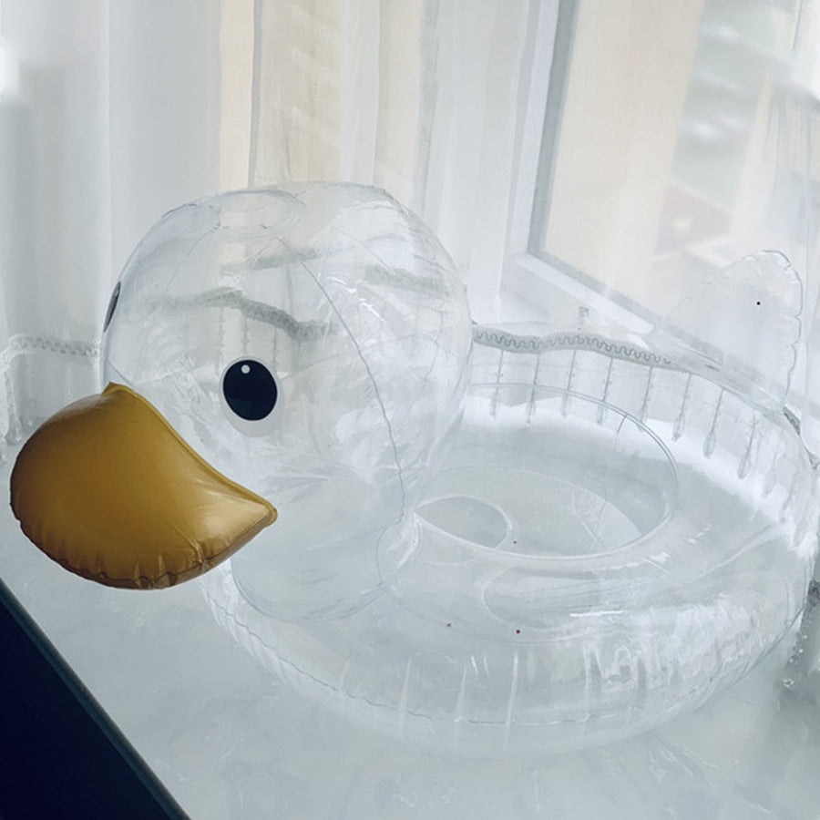 Inflatable Swimming Ring Duck Float - Image 5