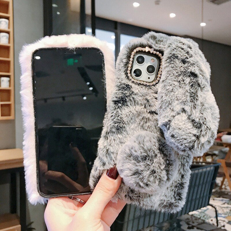 Fluffy Bunny Soft and Stylish iPhone Case - Image 7
