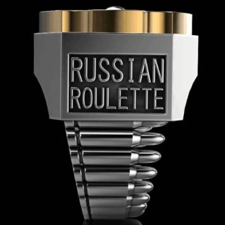Russian Roulette Bullet-Shaped Self-Defense Ring - Image 1