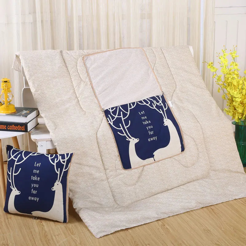 Cozy Convertible Pillow Quilt Combo Blanket - Image 10