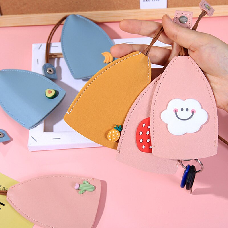 Cute Fruits Leather Key Holder - Image 2