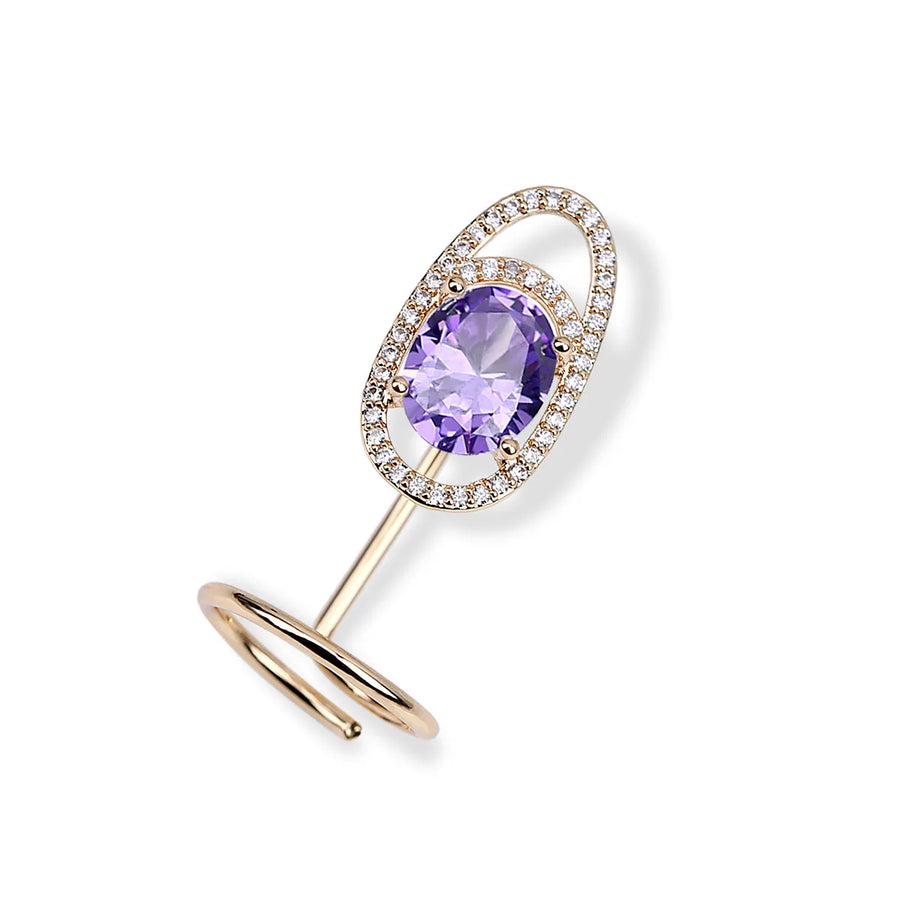 Elegant Fingertip Chic Gothic Slim Metal Nail Rings - Image 8