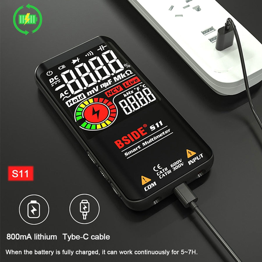 High Precision Smart Multimeter Digital Voltage Capacitor - Image 5
